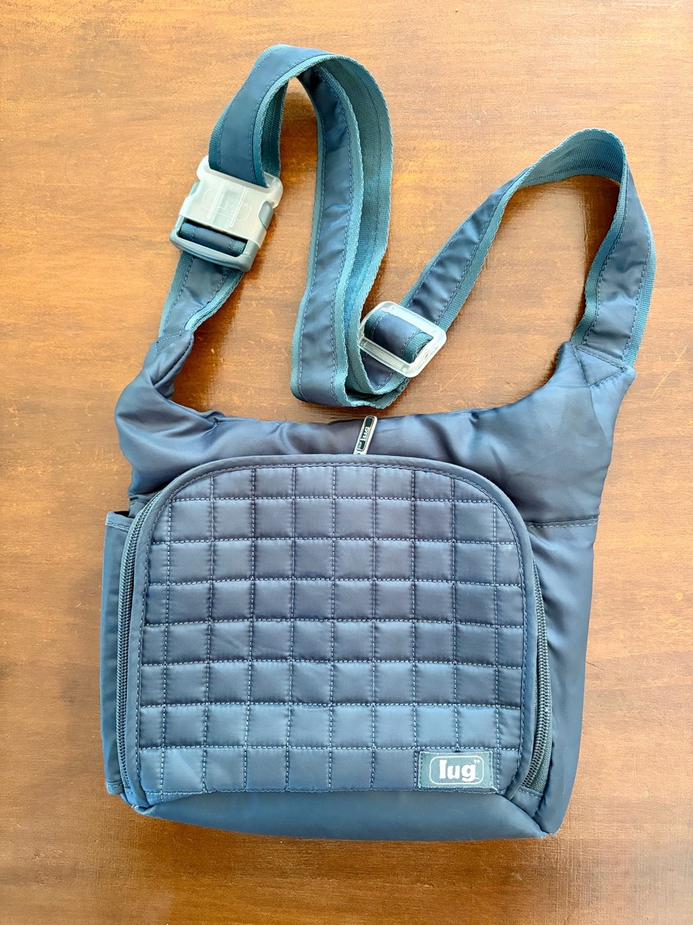 lug Sidecar Crossbody Bag with Adjustable Strap